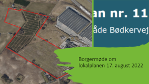 Borgermøde om lokalplan for nyt erhvervsområde ved Bødkervej @ Skarridsøsalen | Jyderup | Danmark