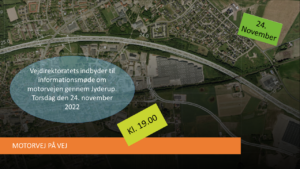 Vejdirektoratet indbyder til informationsmøde om den kommende motorvej kl. 19.00 @ Jyderup Hallen | Jyderup | Danmark