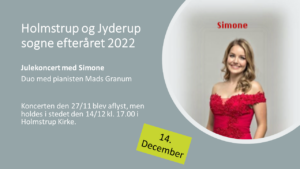 Julekoncert med Simone @ Holmstrup kirke | Jyderup | Danmark