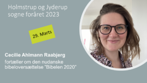 Foredrag ved Cecilie Ahlmann Raaberg @ Sognegården | Jyderup | Danmark